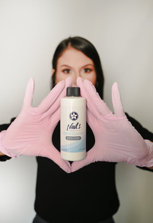 Cómo usar el brush cleaner para retirar sistema acrílico