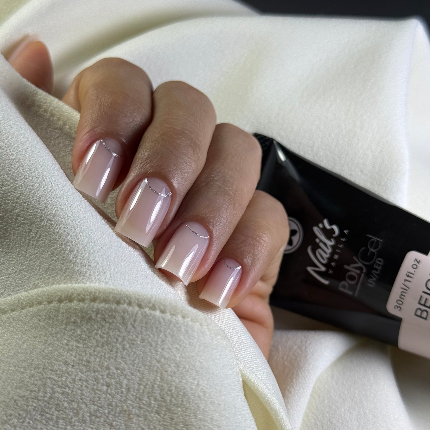 Hybrid Polygel Nail Builder – Beige
