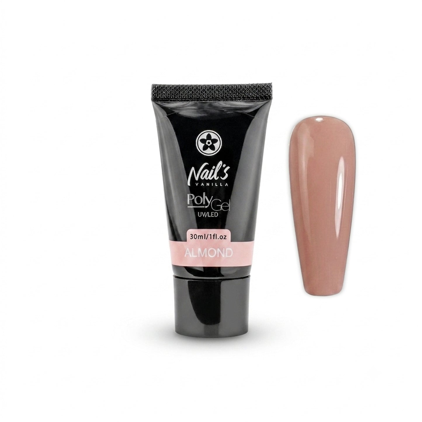 Hybrid Polygel Nail Builder – Almond 6 Unds 30% de Descuento