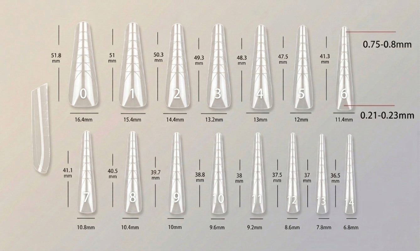 Coffin System Forms 150 pcs 15 sizes