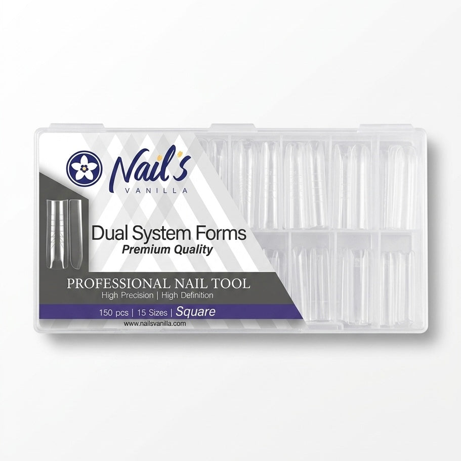 Square Dual System Forms 150 pcs 15 sizes